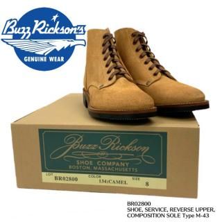 BUZZ RICKSON'S Хꥯ󥺡 ֡/BR02800 / SHOE, SERVICE, REVERSE UPPER, COMPOSITION SOLE Type M-43