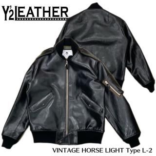 Y'2 LEATHER/磻ġ쥶ۥ쥶㥱å/ VINTAGE HORSE LIGHT type L-2 JKT