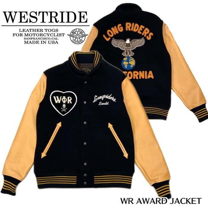 【WESTRIDE/ウエストライド】ジャケット/WR AWARD JACKET REALDEAL仙台(リアルディール仙台) 【WESTRIDE/ウエストライド】ジャケット/WR AWARD JACKET REALDEAL仙台(リアルディール仙台)