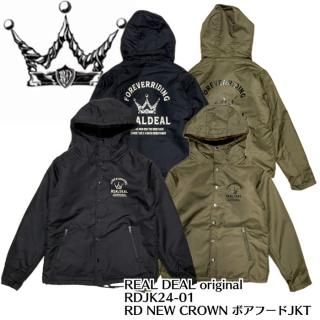 REALDEAL/ꥢǥۥ㥱å/RDJK24-01/RD NEWCROWN ꥸʥܥաɥ㥱å