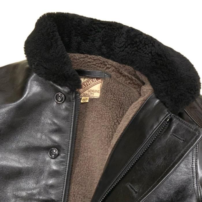 Y'2 LEATHER/ワイツーレザー】レザージャケット/ LN-1/ANILINE HORSE N-1