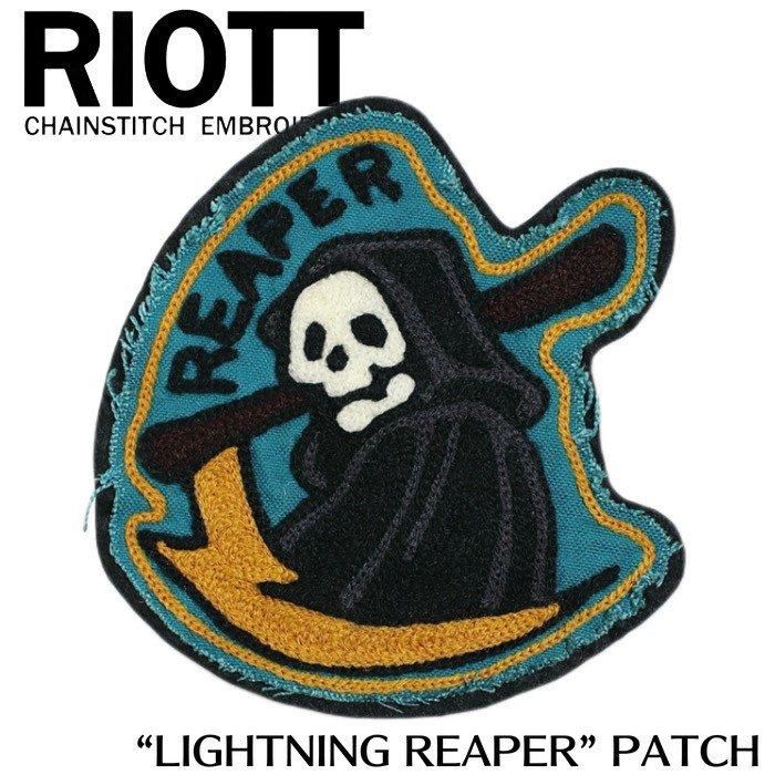 RIOTT/ライオット】ワッペン/“LIGHTNING REAPER” PATCH REAL DEAL仙台