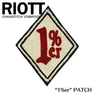 RIOTT/饤åȡۥåڥ/1%er PATCH