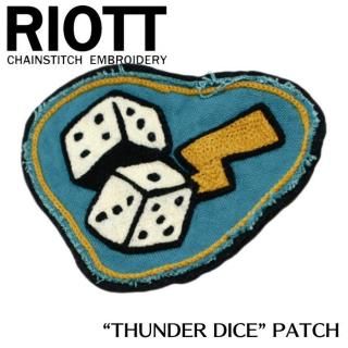 RIOTT/饤åȡۥåڥ/THUNDER DICE PATCH