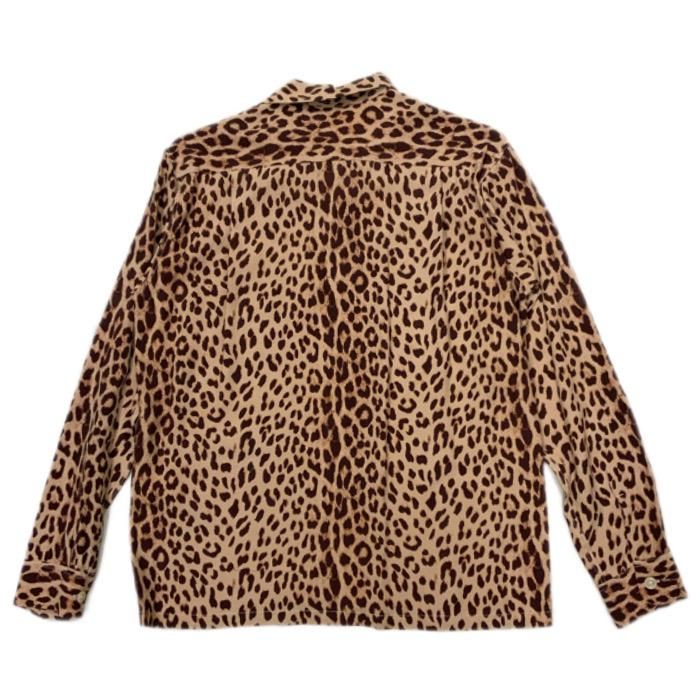 STAR OF HOLLYWOOD HIGH DENSITY RAYON L/S OPEN SHIRT “LEOPARD