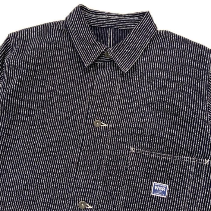ウエストライド　ヒッコリー　カバーオール WESTRIDE ウエストライド【W&R WW2 3POCKET COVERALL】≪HICKORY