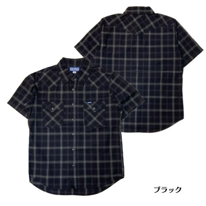 IRON HEART/アイアンハート】半袖シャツ/ IHSH-418/マドラス