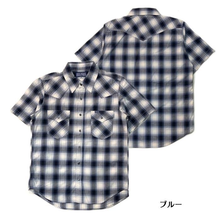 Iron Heart アイアンハート チェックシャツ 半袖 xs Iron Heart アイアンハート チェックシャツ 半袖 xs Iron Heart