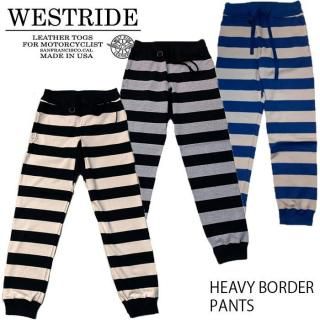 WEST RIDE/ȥ饤ɡۥܥȥ/ HEAVY BORDER PANTS