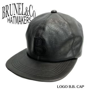 BRUNELBRUNEL&Co. HATMAKERS/֥롼ͥϥåȥᥤۥ쥶å/LOGO B.B. CAP / COW
