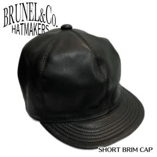 BRUNELBRUNEL&Co. HATMAKERS/֥롼ͥϥåȥᥤۥ쥶å/SHORT BRIM CAP / COW