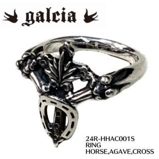 galcia/륷ۥ/24R-HHAC001S /RING/HORSE,AGAVE,CROSS