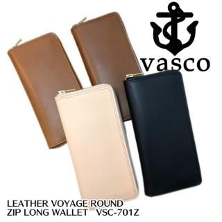 VASCO/ۥ󥰥å/LEATHER VOYAGE ROUND ZIP LONG WALLET/VSC-701Z