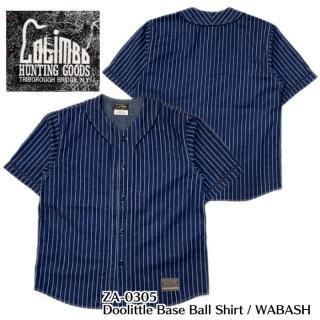 COLIMBO/ܡȾµ/ ZA-0305/ DOOLITTLE BASE BALL SHIRT,WABASH -INDIGO WABASH STRIPE