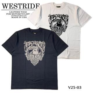 WEST RIDE/ȥ饤ɡT/V25-03/SKULL MIND