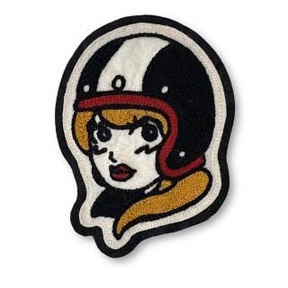 RIOTT/饤åȡۥåڥ/MOTORCYCLE GIRL FELT PATCH