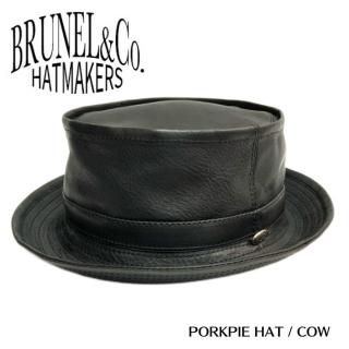 BRUNELBRUNEL&Co. HATMAKERS/֥롼ͥϥåȥᥤۥ쥶ϥå/PORKPIE HAT / COW