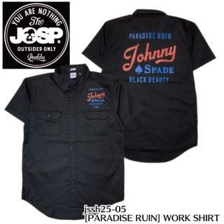JOHNNY SPADE/ˡڡɡȾµ/ jssh25-05  [PARADISE RUIN] WORK SHIRT