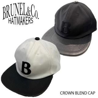 BRUNELBRUNEL&Co. HATMAKERS/֥롼ͥϥåȥᥤۥ쥶å/ CROWN BLEND CAP