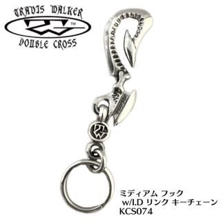 TRAVIS WALKER/ȥۥ/ KCS074:MEDIUM HOOK WITH I.D LINK KEY CHAIN