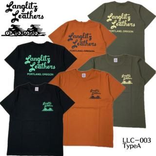 【Langlitz Leathers/ラングリッツレザーズ】Tシャツ/ S/S Tee  LLC-003 TYPE-A