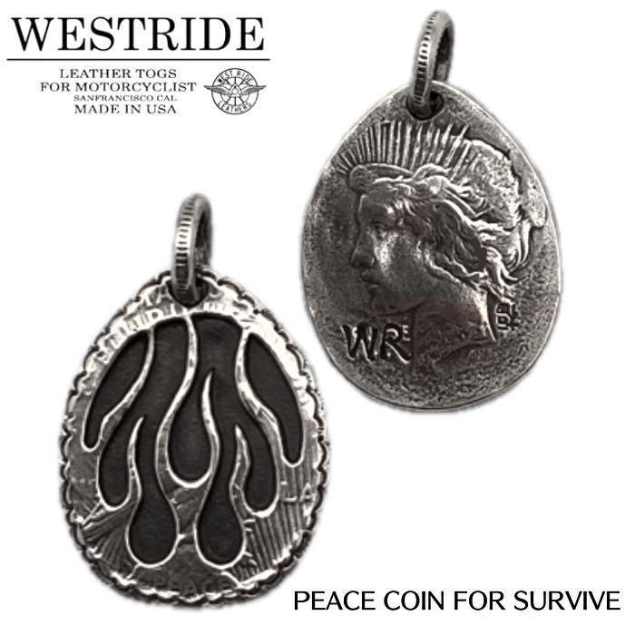 WEST RIDE/ウエストライド】シルバートップ/PEACE COIN FOR SURVIVE