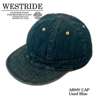 WESTRIDE/ȥ饤ɡۥå/ ARMY CAP USED BLUE