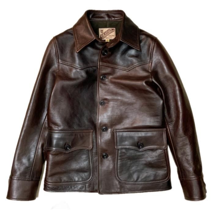 Y'2 LEATHER/ワイツーレザー】レザージャケット/ HNC-82 HAND DYED