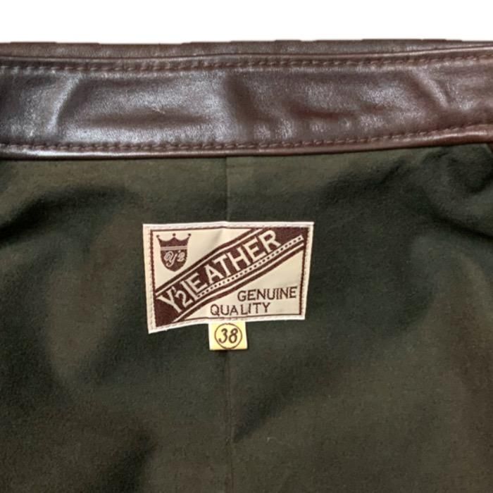 Y'2 LEATHER/ワイツーレザー】レザージャケット/ HNC-82 HAND DYED