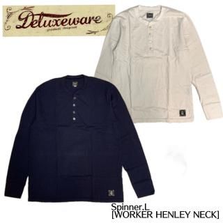DELUXEWARE/ǥåۥإ꡼ͥå/Spinner.L[WORKER HENLEY NECK]