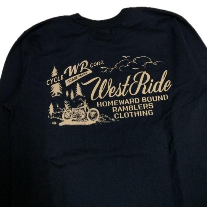 WEST RIDE/ウエストライド】ロングスリーブTシャツ/PT.L.TEE. 25