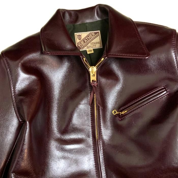 Y'2 LEATHER/ワイツーレザー】レザージャケット/ LSR-42 ANILINE