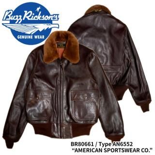 <img class='new_mark_img1' src='https://img.shop-pro.jp/img/new/icons14.gif' style='border:none;display:inline;margin:0px;padding:0px;width:auto;' />Buzz Rickson's Хꥯ󥺡ۥ쥶㥱å / Type AN6552 AMERICAN SPORTSWEAR CO./  BR80661