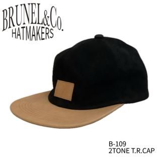 【BRUNELBRUNEL&Co. HATMAKERS/ブルーネルハットメイカース】レザーハット / B-109 TONE T.R.CAP / NUME