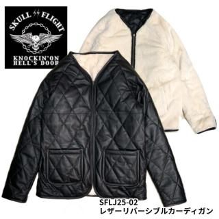 <img class='new_mark_img1' src='https://img.shop-pro.jp/img/new/icons14.gif' style='border:none;display:inline;margin:0px;padding:0px;width:auto;' />SKULL FLIGHT/ե饤ȡۥ쥶㥱å /쥶С֥륫ǥ/ SFLJ25-02