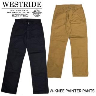 <img class='new_mark_img1' src='https://img.shop-pro.jp/img/new/icons14.gif' style='border:none;display:inline;margin:0px;padding:0px;width:auto;' />WESTRIDE/ȥ饤ɡۥܥȥ/W-KNEE PAINTER PANTS