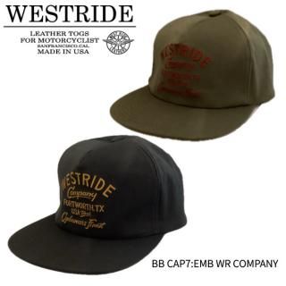 WESTRIDE/ȥ饤ɡۥå/ BB CAP7:EMB WR COMPANY