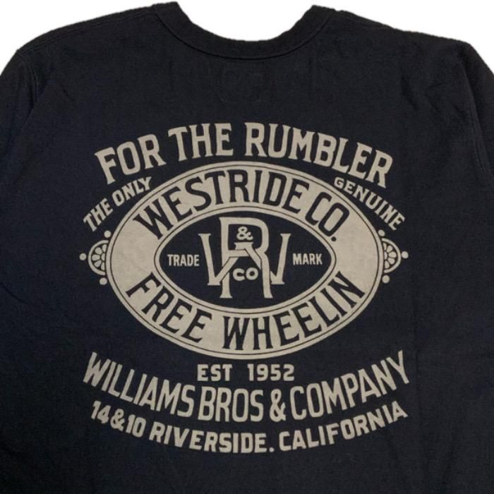 WEST RIDE/ウエストライド】 ロングスリーブTシャツ/PT.L.TEE.26-01