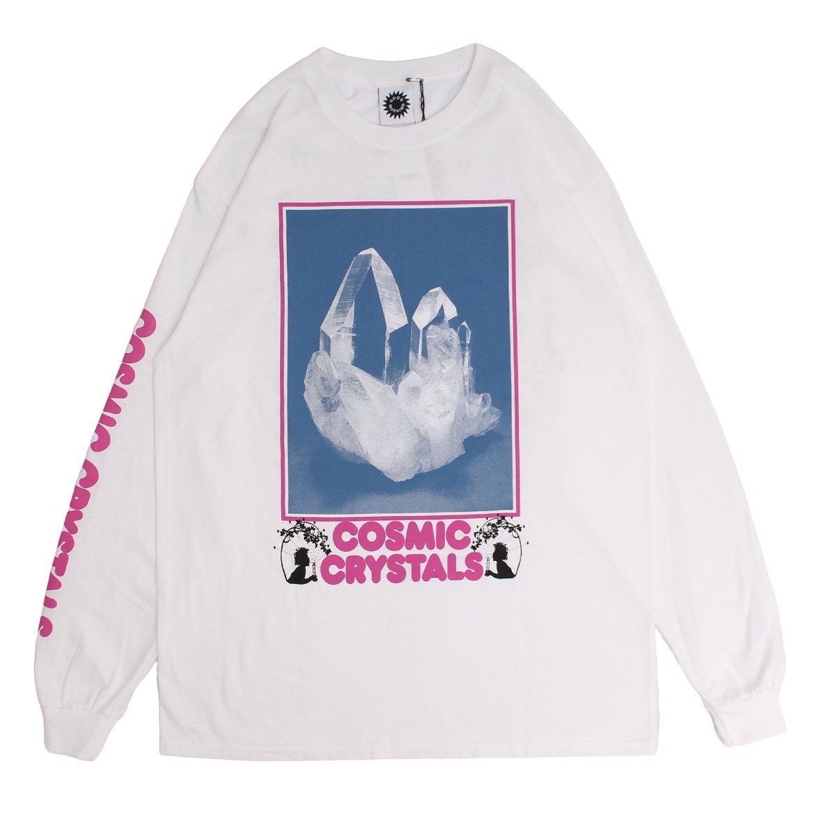COSMIC CRYSTALS LS TEE WHITE