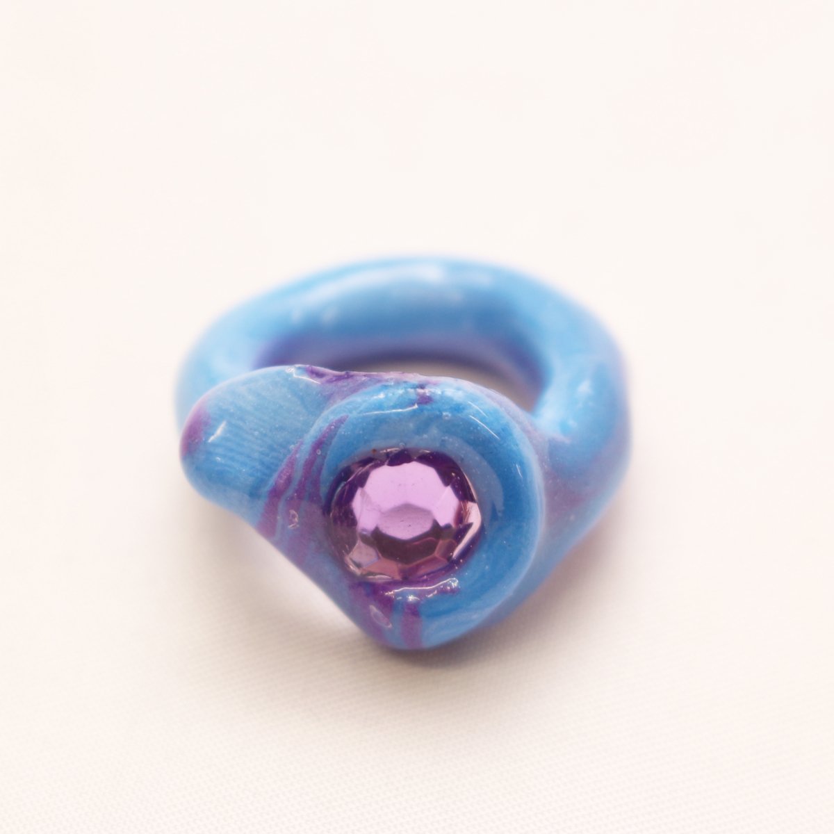 OG Blobb ring 【BLUE×PINK】
