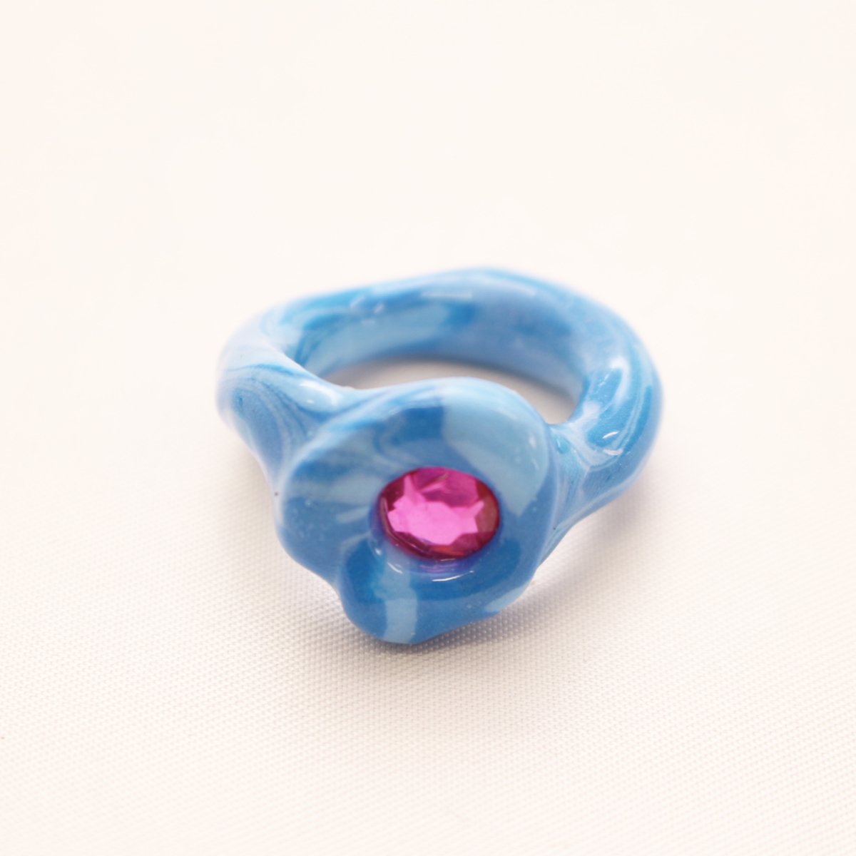 OG Blobb ring 【BLUE×PINK】