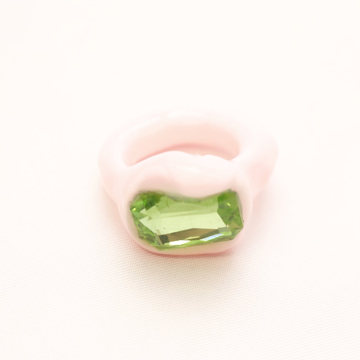 OG Blobb ring PINKGREEN