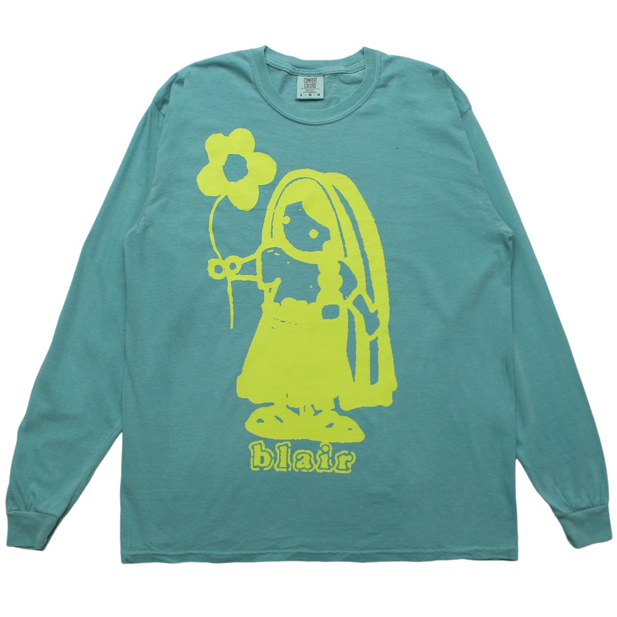 Blair graphic l/s teeBLUE SPRUCE