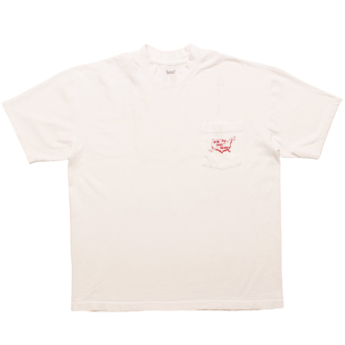 RHYTHM CHANGES WHITE POCKET TEE