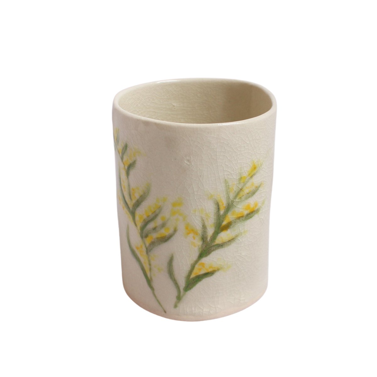 Cups with Florals (yellow)