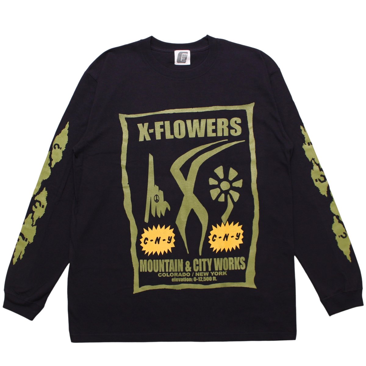X Flower LS Tee