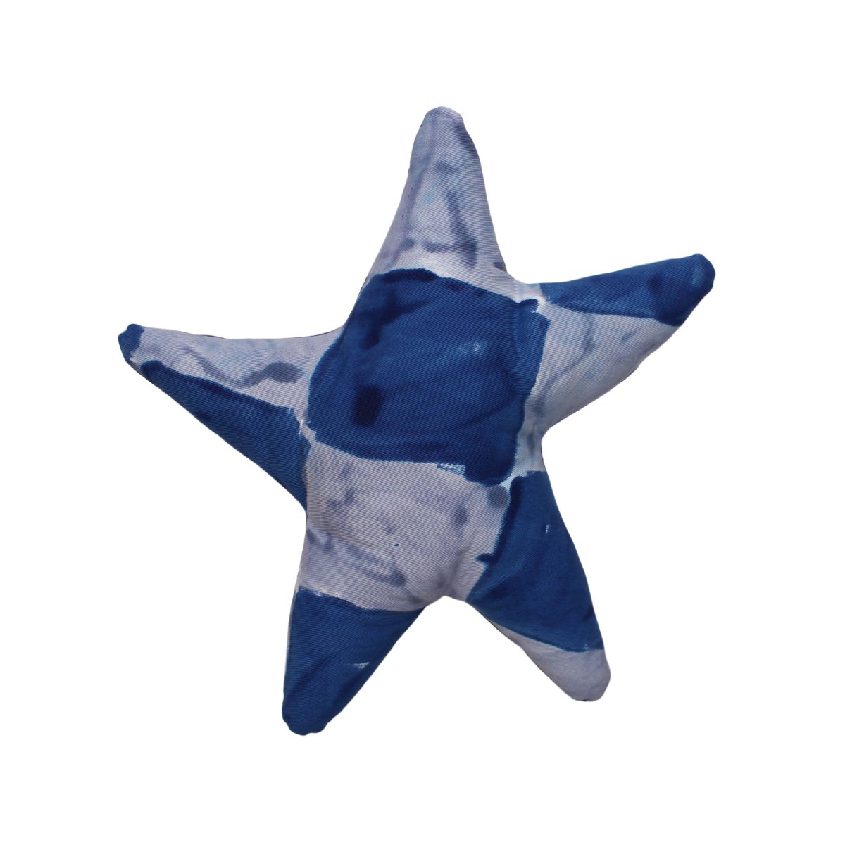 denim star pillowsblue checkers