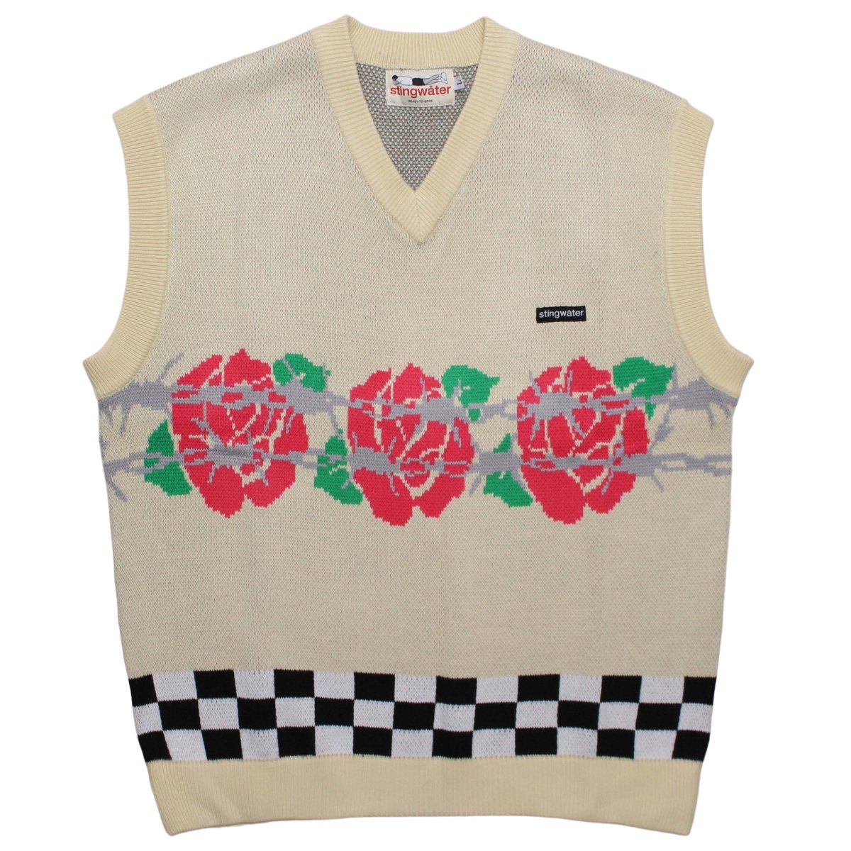 Rose sweater vest