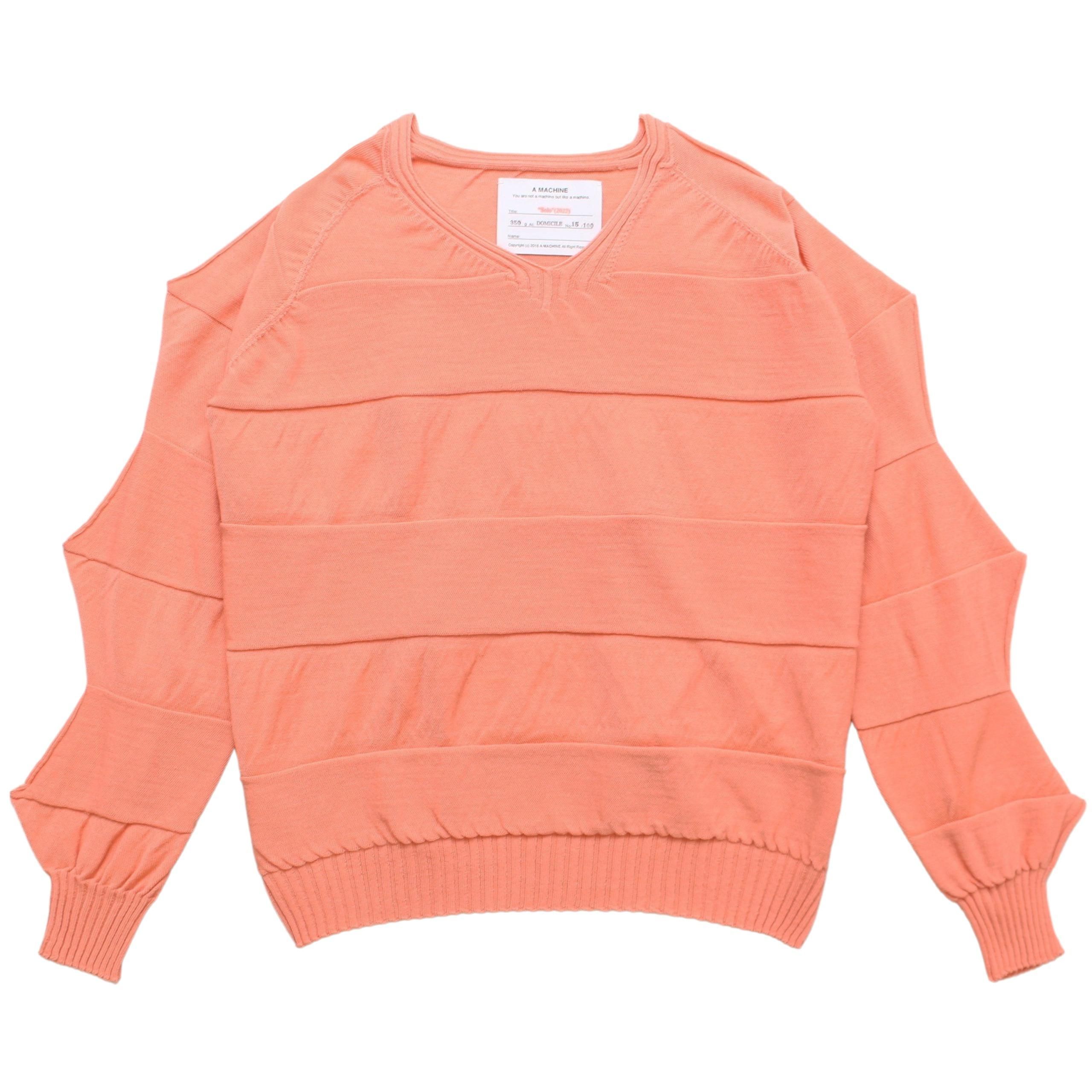 a machine twist wool sweater-