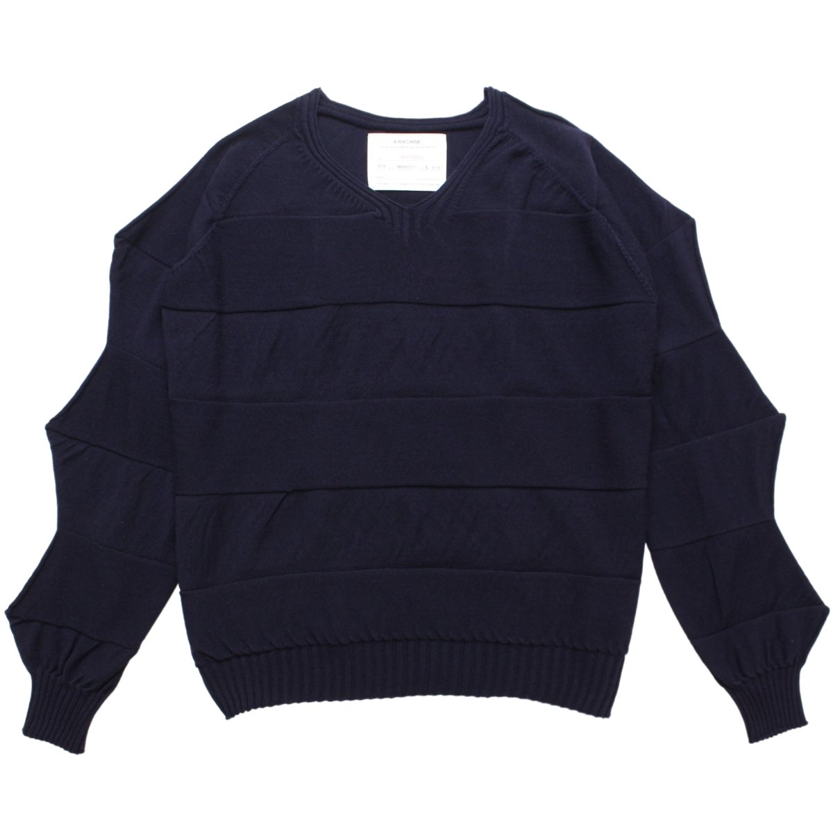 twist wool sweater【NAVY】